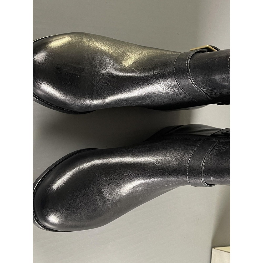 Lauren Ralph Lauren Boots Womens Size 6 Black Brooke Leather Ankle Booties - Picture 5 of 10